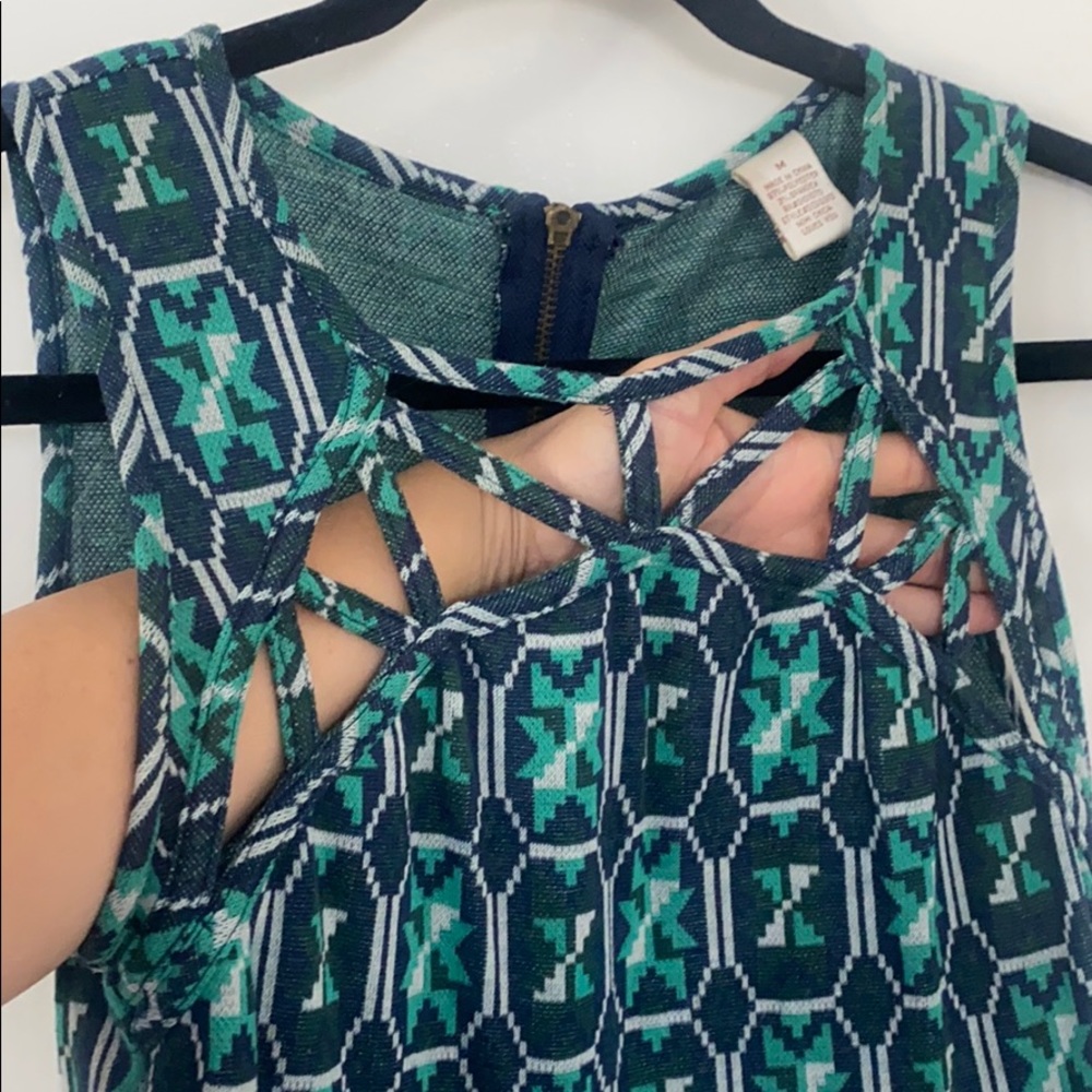 Patterned Mini Dress - Picture 2 of 3